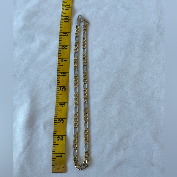 Men's Stainless Steel Necklace | Gold/Silver Color - Picture 5 of 6